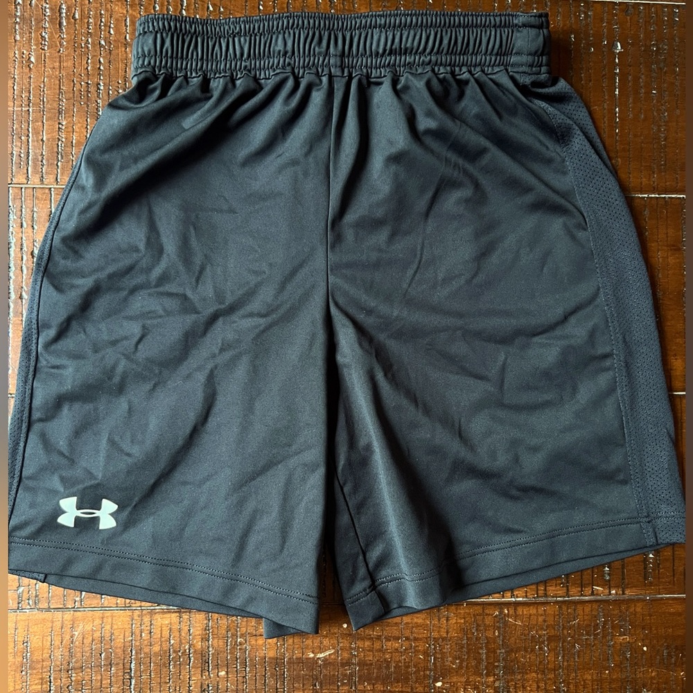 Boy’s Black Under Armour Athletic Shorts